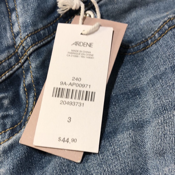 Ardene Eighty Two denim distressed jeans NWT skinny sizec3 - Picture 11 of 11